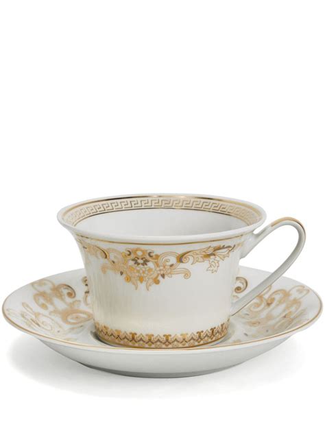 x Rosenthal Medusa Gala tea cups and saucers (set of six)